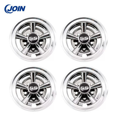 8&quot; SS-Golfmobil-Räder und Reifen-Naben-Kappen elektrisches verwanztes Chrome
