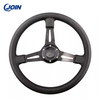 Ledernes 13,5 Lenkrad-Abdeckungs-Adapter-Universalgolfmobil