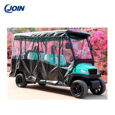 6 Passagier-Golfmobil-Einschließungs-Regenhaube, die Golf-Buggy fährt