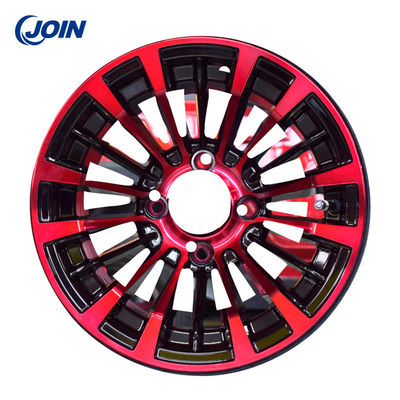 Golfmobil-Rad-Reifen-Abdeckung ODM 215/35-12 mit roter/schwarzer Farbe