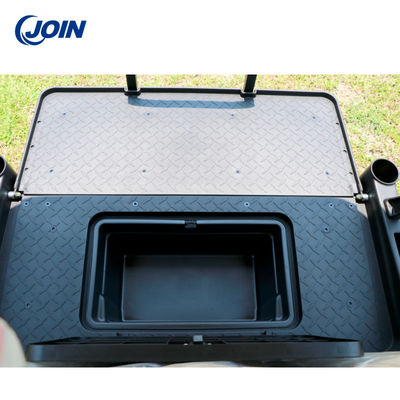 EXCAR-Golfmobil-Rücksitz Kit Buggy Rear Flip Seat überziehen Schwarzes mit Leder