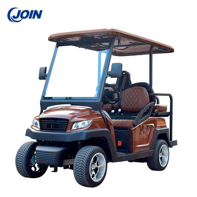 2-Sitze- Golfmobil-zweifarbige elektrische kundenspezifische Golf-Sitze ODM für Besichtigungsbusse